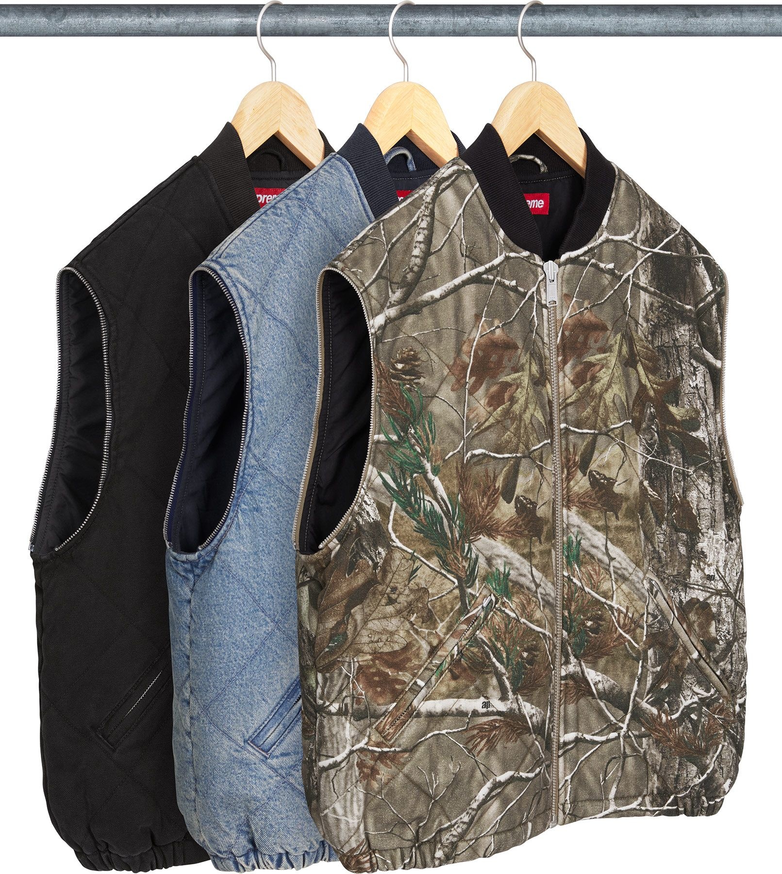Zip-Off Sleeve Quilted Bomber Jacket view 23